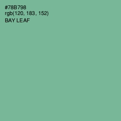 #78B798 - Bay Leaf Color Image