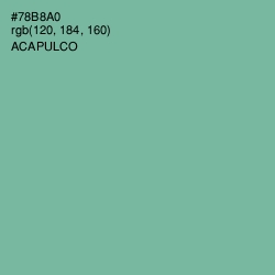 #78B8A0 - Acapulco Color Image