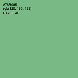 #78B985 - Bay Leaf Color Image