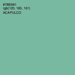 #78B9A1 - Acapulco Color Image