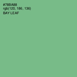 #78BA88 - Bay Leaf Color Image