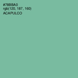 #78BBA0 - Acapulco Color Image