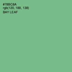 #78BC8A - Bay Leaf Color Image