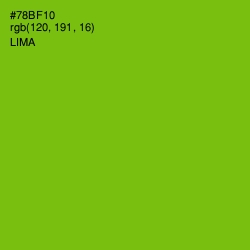 #78BF10 - Lima Color Image