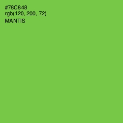 #78C848 - Mantis Color Image