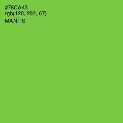 #78CA43 - Mantis Color Image