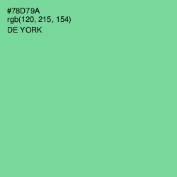 #78D79A - De York Color Image