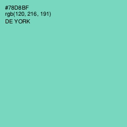 #78D8BF - De York Color Image