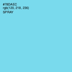 #78DAEC - Spray Color Image