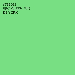 #78E083 - De York Color Image