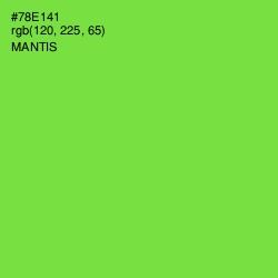 #78E141 - Mantis Color Image