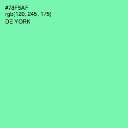#78F5AF - De York Color Image
