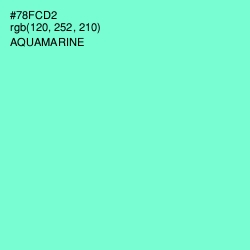 #78FCD2 - Aquamarine Color Image