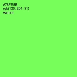 #78FE5B - Screamin' Green Color Image