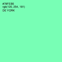 #78FEB5 - De York Color Image