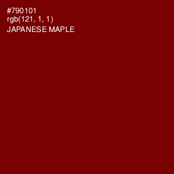 #790101 - Japanese Maple Color Image