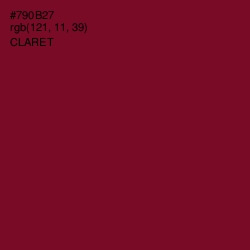 #790B27 - Claret Color Image