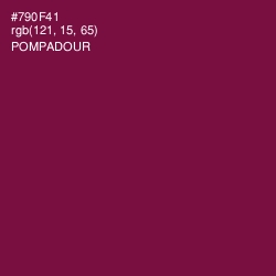 #790F41 - Pompadour Color Image