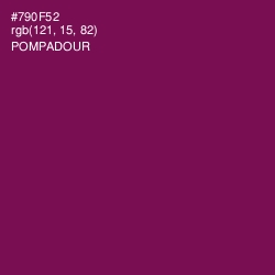 #790F52 - Pompadour Color Image