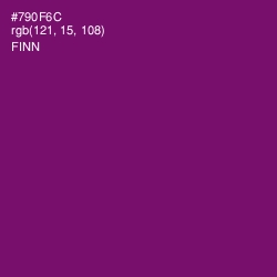 #790F6C - Finn Color Image
