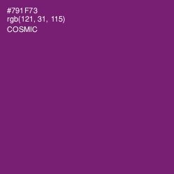 #791F73 - Cosmic Color Image