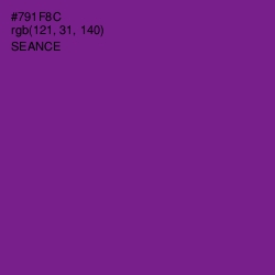 #791F8C - Seance Color Image