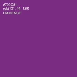 #792C81 - Eminence Color Image