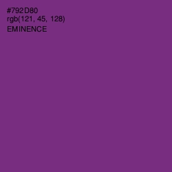 #792D80 - Eminence Color Image