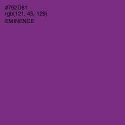 #792D81 - Eminence Color Image