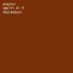 #792F07 - Red Beech Color Image