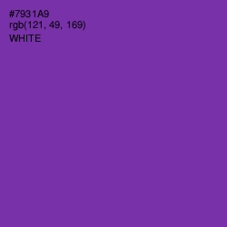 #7931A9 - Royal Purple Color Image