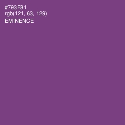 #793F81 - Eminence Color Image