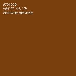 #79400D - Antique Bronze Color Image