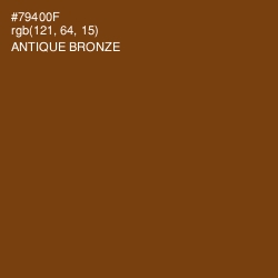 #79400F - Antique Bronze Color Image