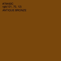 #79460C - Antique Bronze Color Image