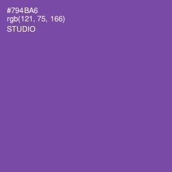#794BA6 - Studio Color Image