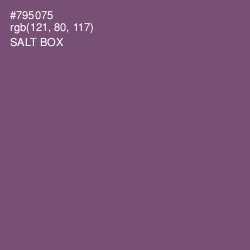 #795075 - Salt Box Color Image