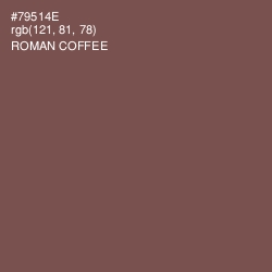 #79514E - Roman Coffee Color Image