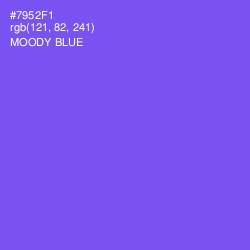 #7952F1 - Moody Blue Color Image