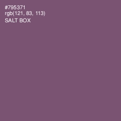 #795371 - Salt Box Color Image