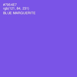 #7954E7 - Blue Marguerite Color Image