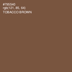 #795540 - Tobacco Brown Color Image