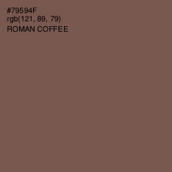 #79594F - Roman Coffee Color Image