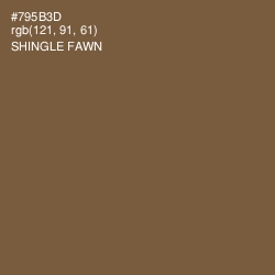 #795B3D - Shingle Fawn Color Image