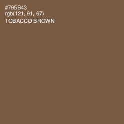 #795B43 - Tobacco Brown Color Image