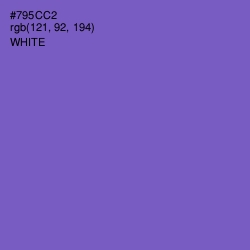 #795CC2 - Fuchsia Blue Color Image