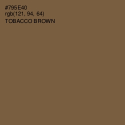 #795E40 - Tobacco Brown Color Image