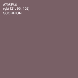 #795F66 - Scorpion Color Image
