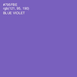 #795FBE - Blue Violet Color Image