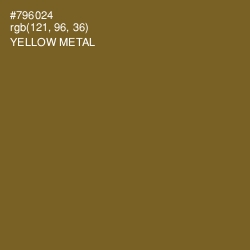 #796024 - Yellow Metal Color Image